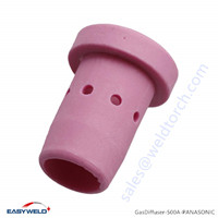 Ceramic gas diffuser for PANASONIC 500A MIG welding torch