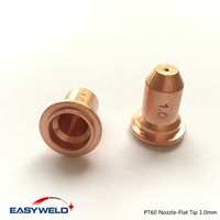 PT60 plasma cutting torch nozzle flat tip 1.0mm