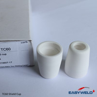 TC60 Plasma cutting torch using Ceramic Shield Cup