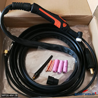 Air cooled WP26 TIG welding torch 12ft cable TSK50 connector
